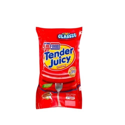 5% OFF on PureFoods Tender Juicy Hotdog Classic | 1kg