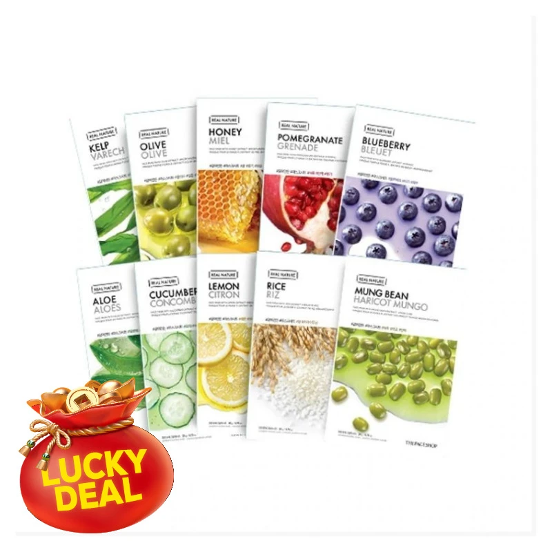 5+5 THE FACE SHOP REAL NATURE MASK