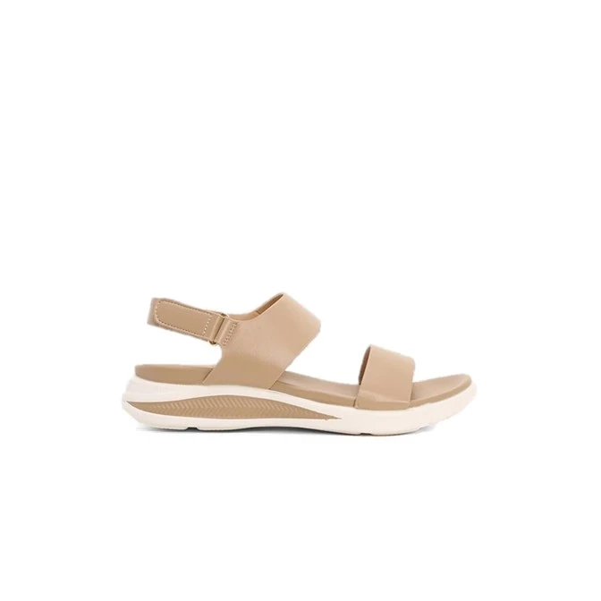 10% OFF ON DOUBLE STRAP WEDGE SANDALS