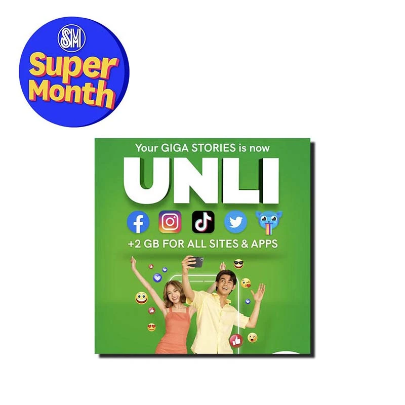 Unli Giga Video and Unli Giga Stories for Smart Prepaid subscribers