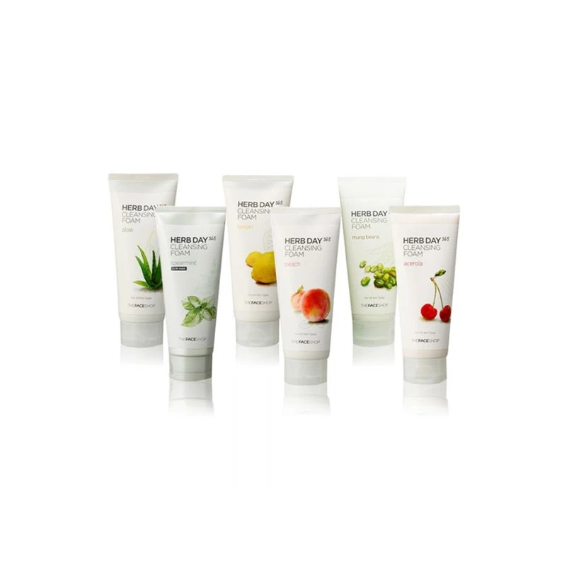 Buy 1 Get 1 on The Face Shop Herb Day Cleansing Foam