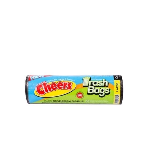 13% OFF on Cheers Garbage Bag With Tie Large | 10pcs