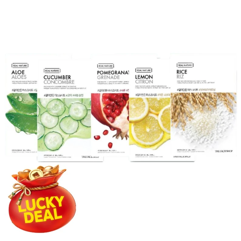 BUY 5, GET 5 ON REAL NATURE MASK SHEET
