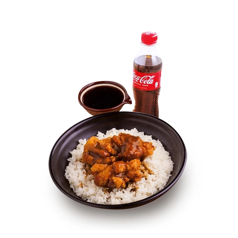 Pair Everyday Donburi Meals with Coke Mismo when you add P20