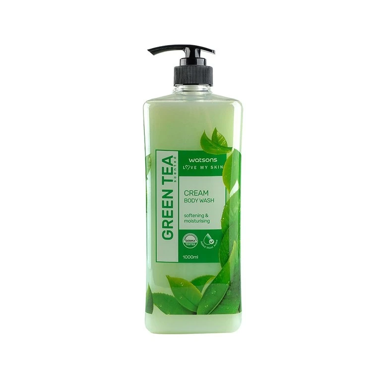 Buy 1 Get 1 on Watsons Green Tea Scented Cream Body Wash 1000ml