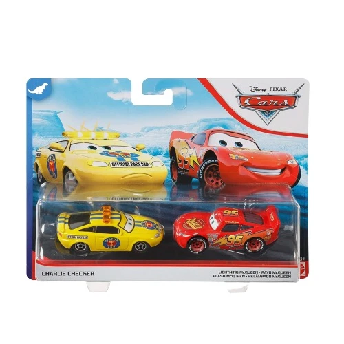 UP TO 30% OFF ON DISNEY PIXAR CARS DIE CAST 2 PACK CHARLIE CHECKER AND LIGHTNING MCQUEEN TOY