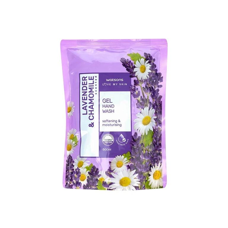 Buy 1 Get 1 on Watsons Lavender & Chamomile Scented Gel Hand Wash 500ml