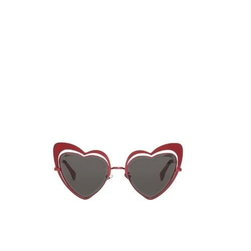 20% OFF on Heart-Shaped Sunglasses - Red