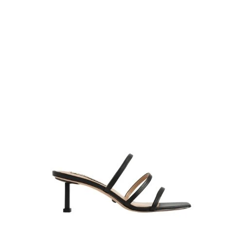 20% OFF on Strappy Heeled Mules - Black