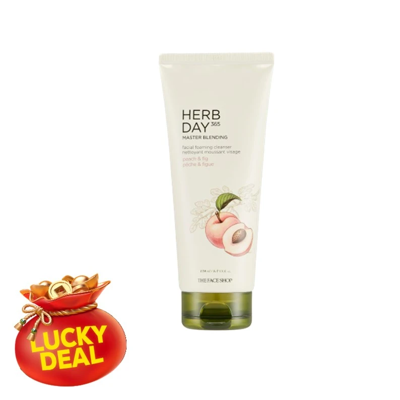 BUY TAKE 1 ON THE FACE SHOP HERBAL DAY 365 FACIAL FOAMING CLEANSER PEACH & FIG