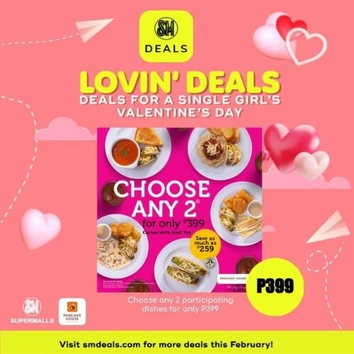 Choose any 2 participating dishes for only P399