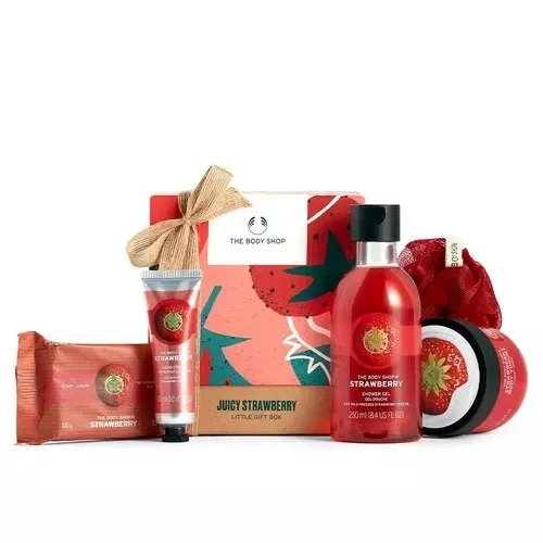 30% OFF THE BODY SHOP Juicy Strawberry Little Gift Box